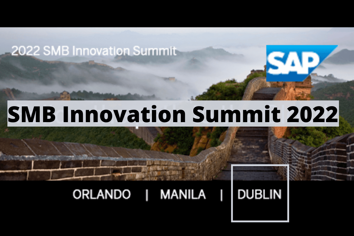 14-16 июня в Дублине, Ирландия пройдет инновационный саммит малого и среднего бизнеса (SMB Innovation Summit 2022 Dublin)