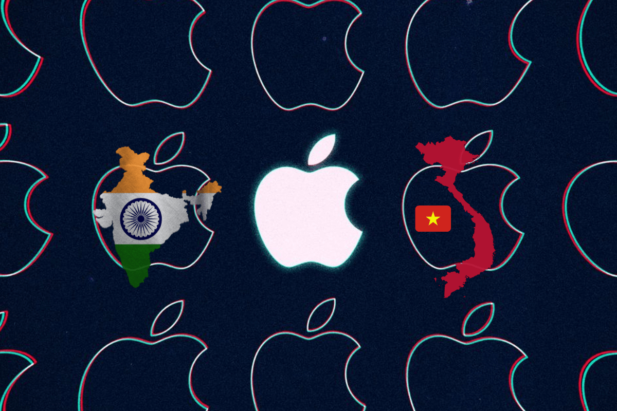 Apple планирует перенести 25% производства iPhone в Индию, 20% iPad и Apple Watch во Вьетнам к 2025 году