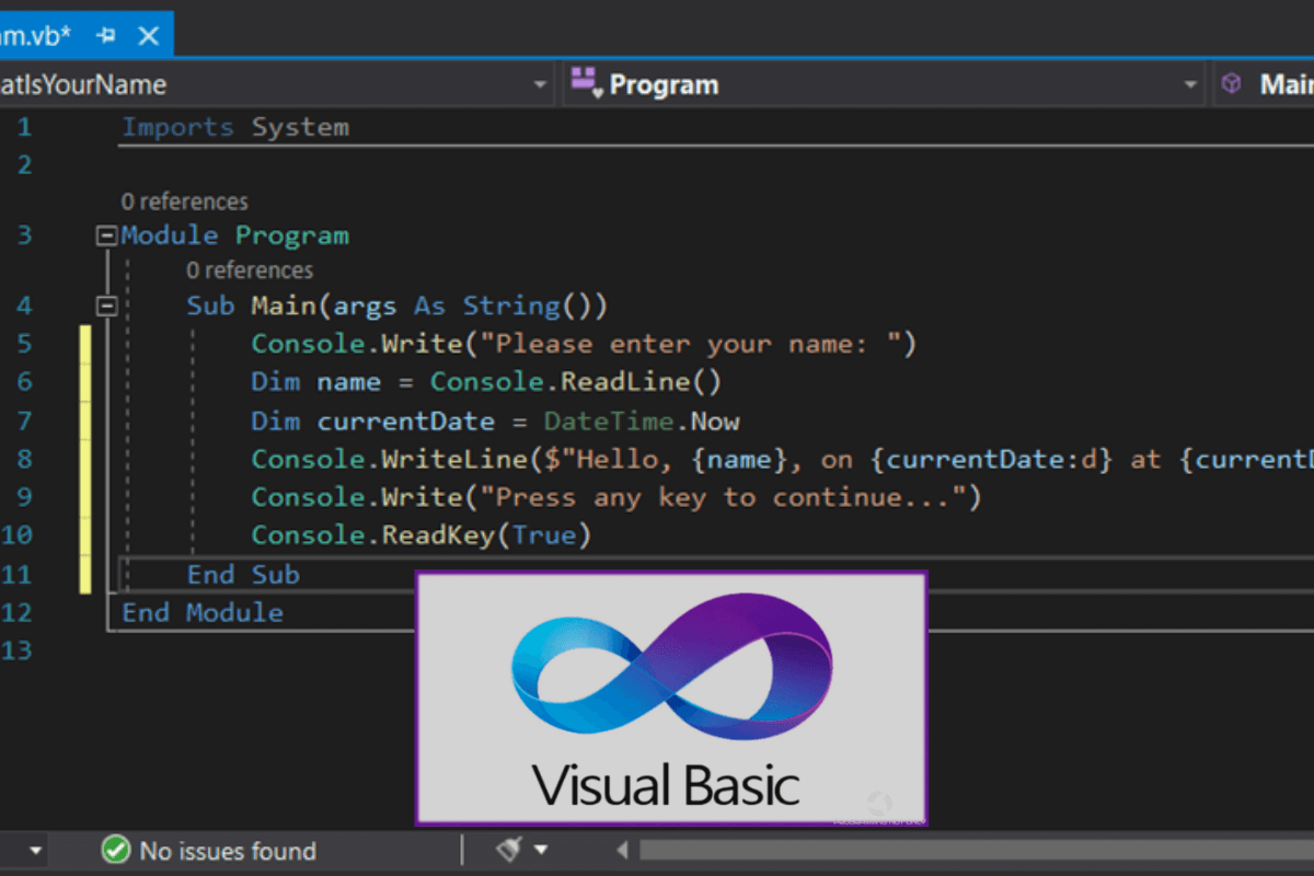 10 самых популярных языков программирования 2022 года: Visual Basic