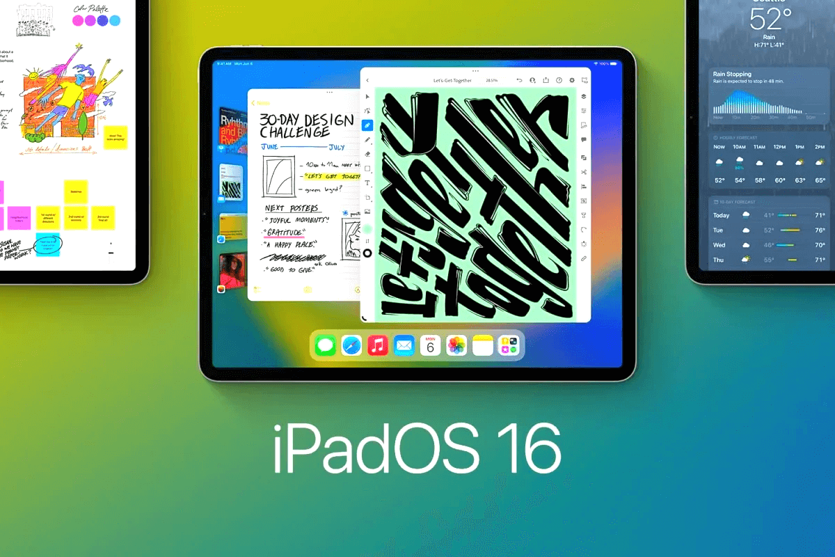 Обновление Apple iPadOS 16
