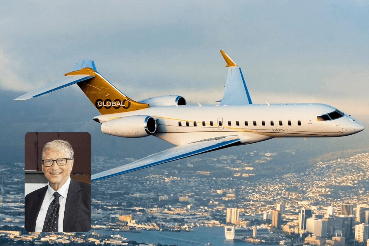 Частные самолеты политиков, миллиардеров и бизнесменов: Билл Гейтс