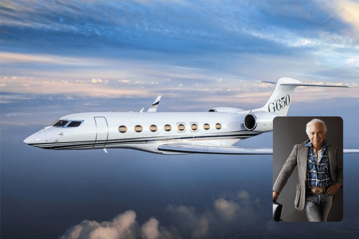 Частные самолеты политиков, миллиардеров и бизнесменов: Ральф Лорен