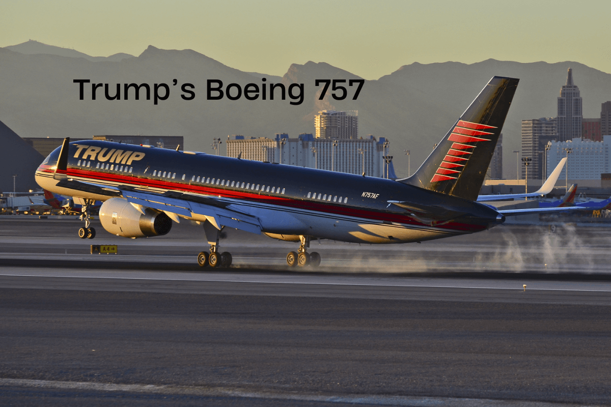 Самые дорогие частные самолеты в мире: Trump’s Boeing 757