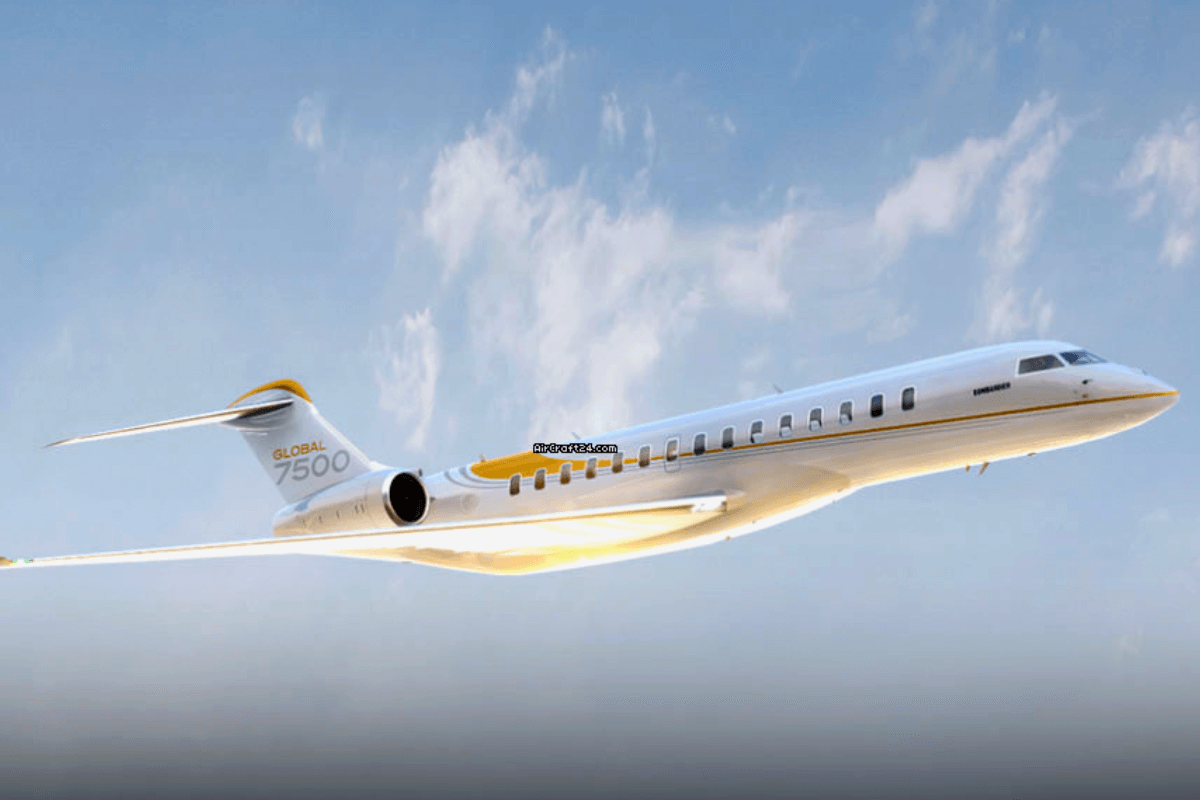 Топ-10 самых быстрых частных самолетов: Bombardier Global 7500