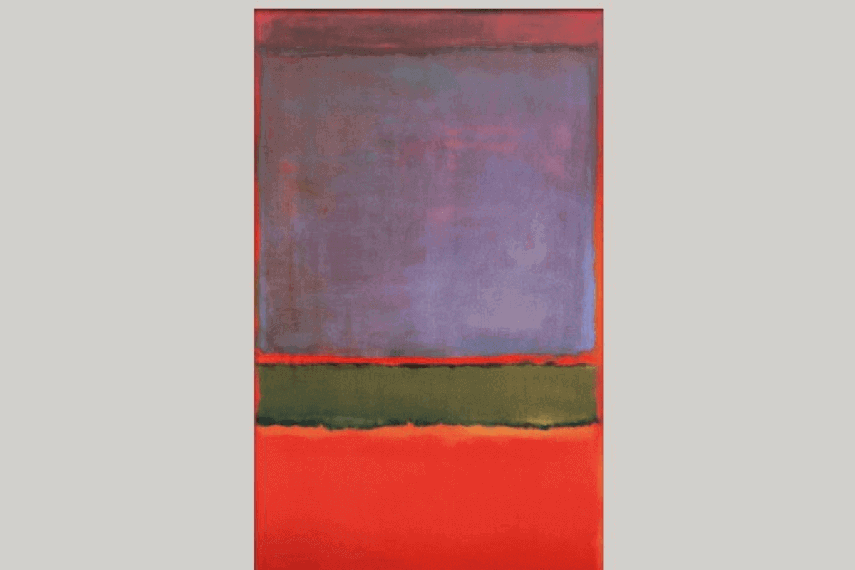 Самые дорогие произведения искусства: №6, «Фиолетовое, зеленое и красное», Марк Ротко