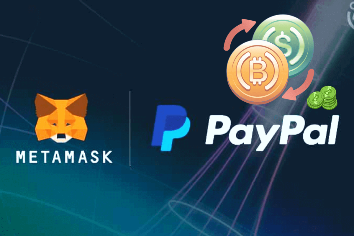 Чтобы упростить покупку криптовалюты вместе работают PayPal и MetaMask