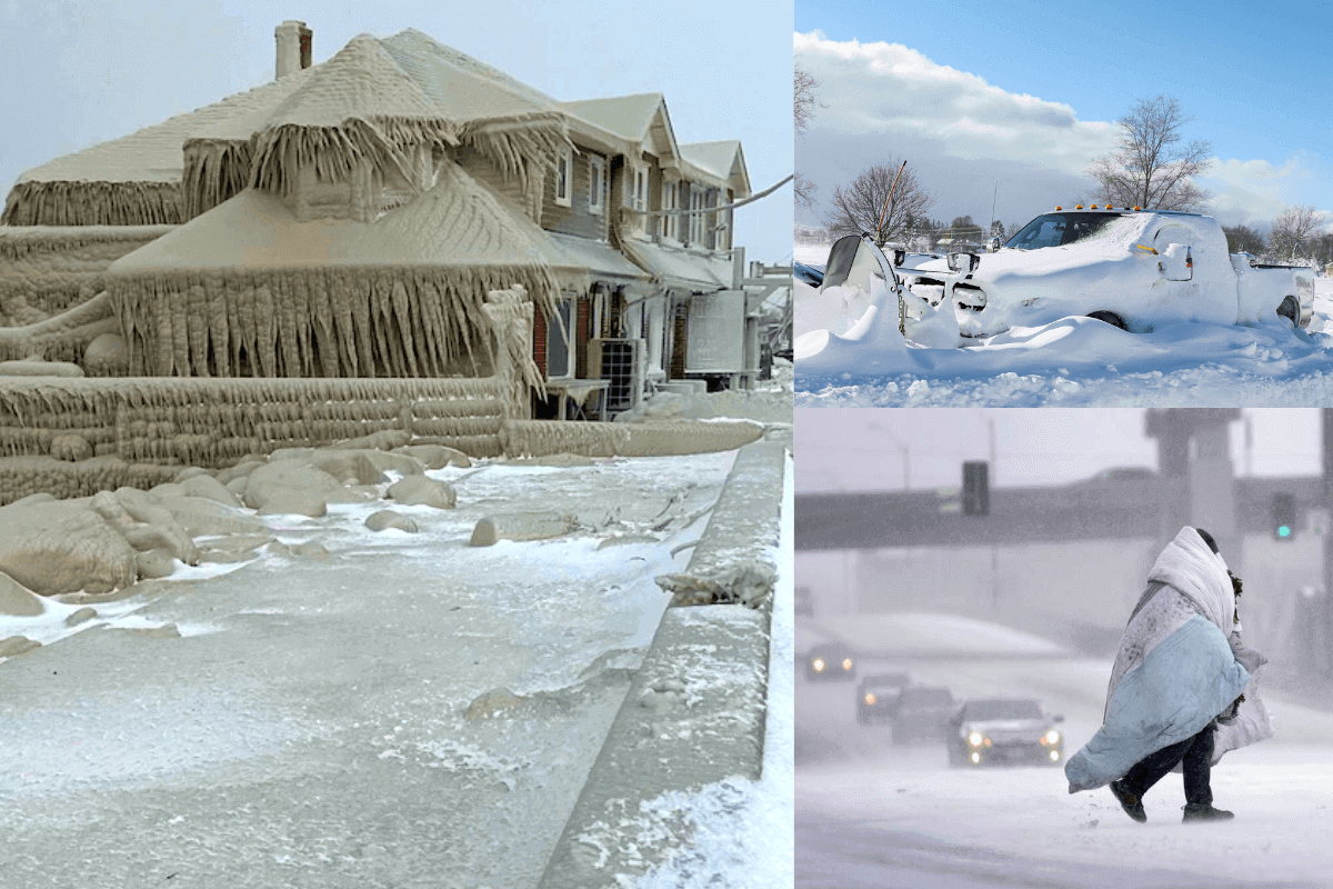 Разрушительный снежный шторм в США продолжает уносить жизни людей