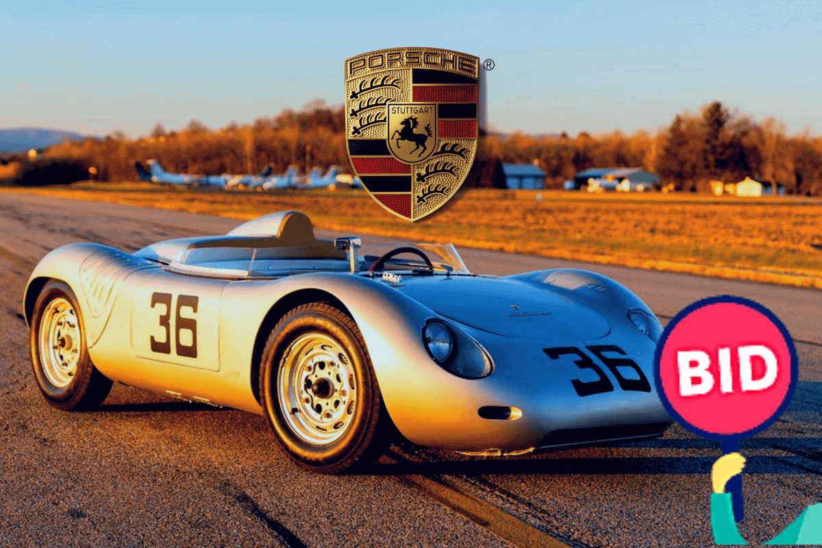 Porsche 1959 года, участвовавший в гонках в Конго, выставляется на аукцион