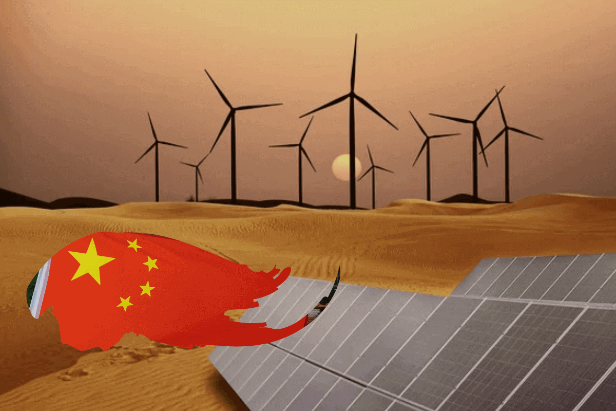 Китай начинает проектирование возобновляемых источников энергии в пустыне