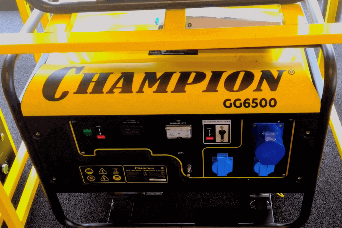 Лучшие бензиновые генераторы: Champion GG6500