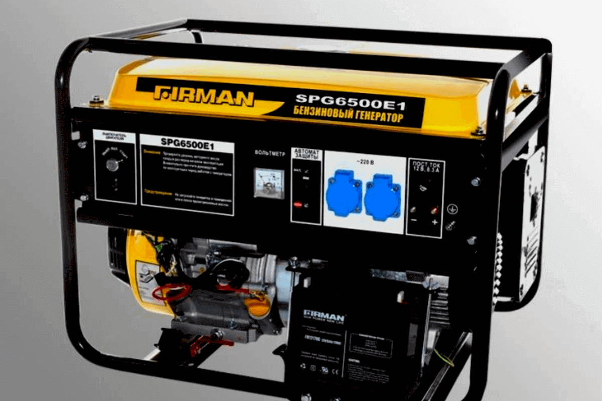 Лучшие бензиновые генераторы: Firman SPG6500E1
