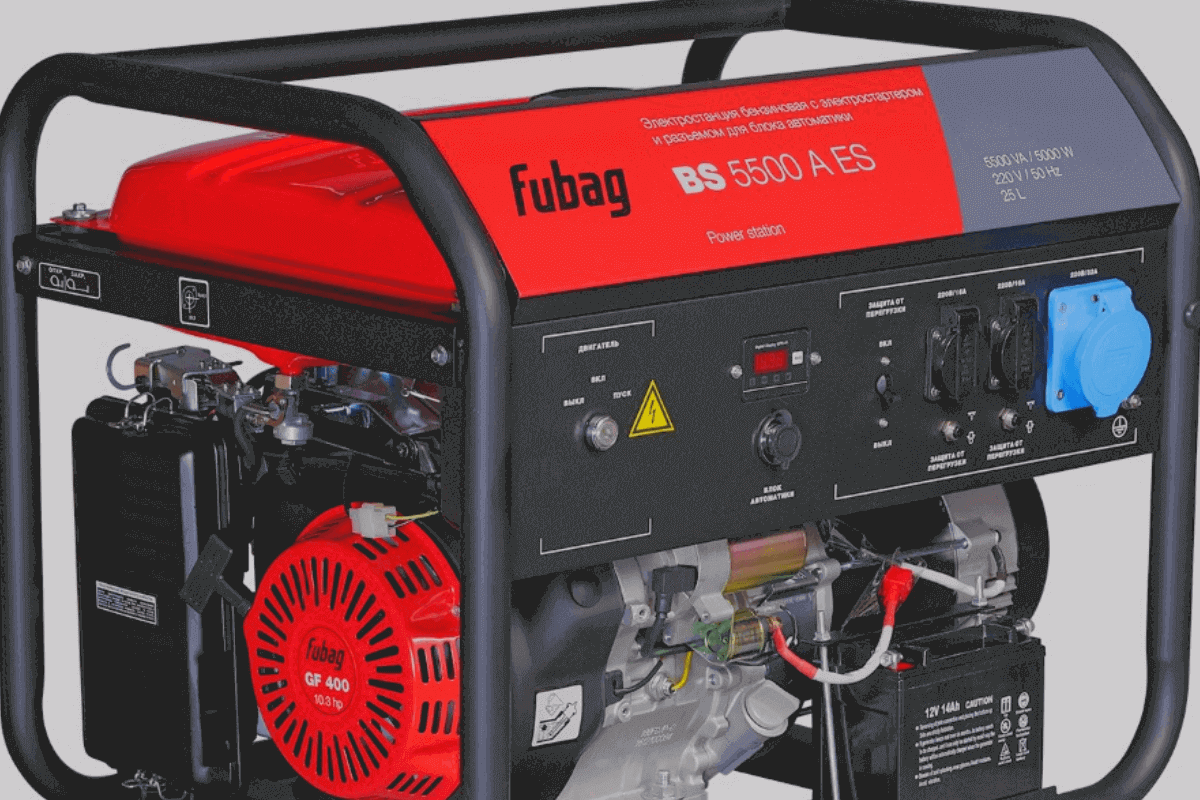 Лучшие бензиновые генераторы: Fubag BS 5500 A ES