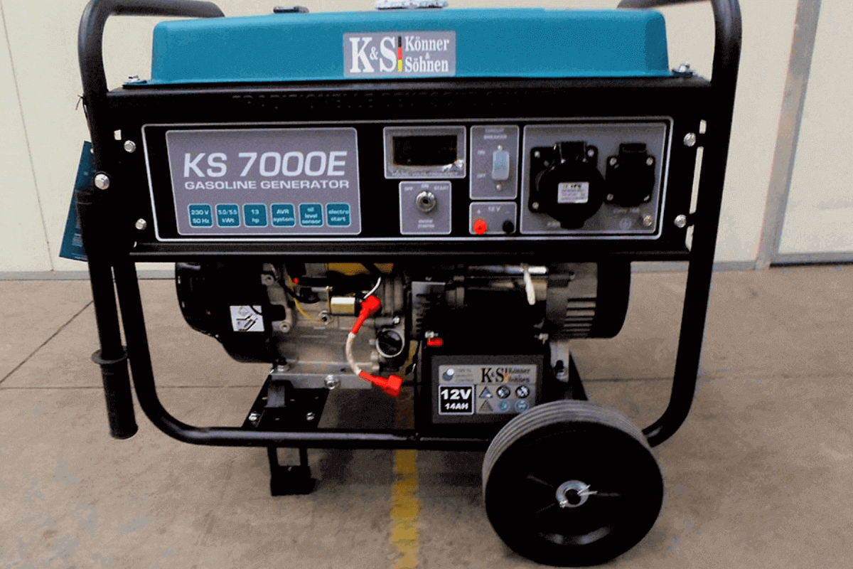 Лучшие бензиновые генераторы: K&S Könner & Söhnen KS 7000E