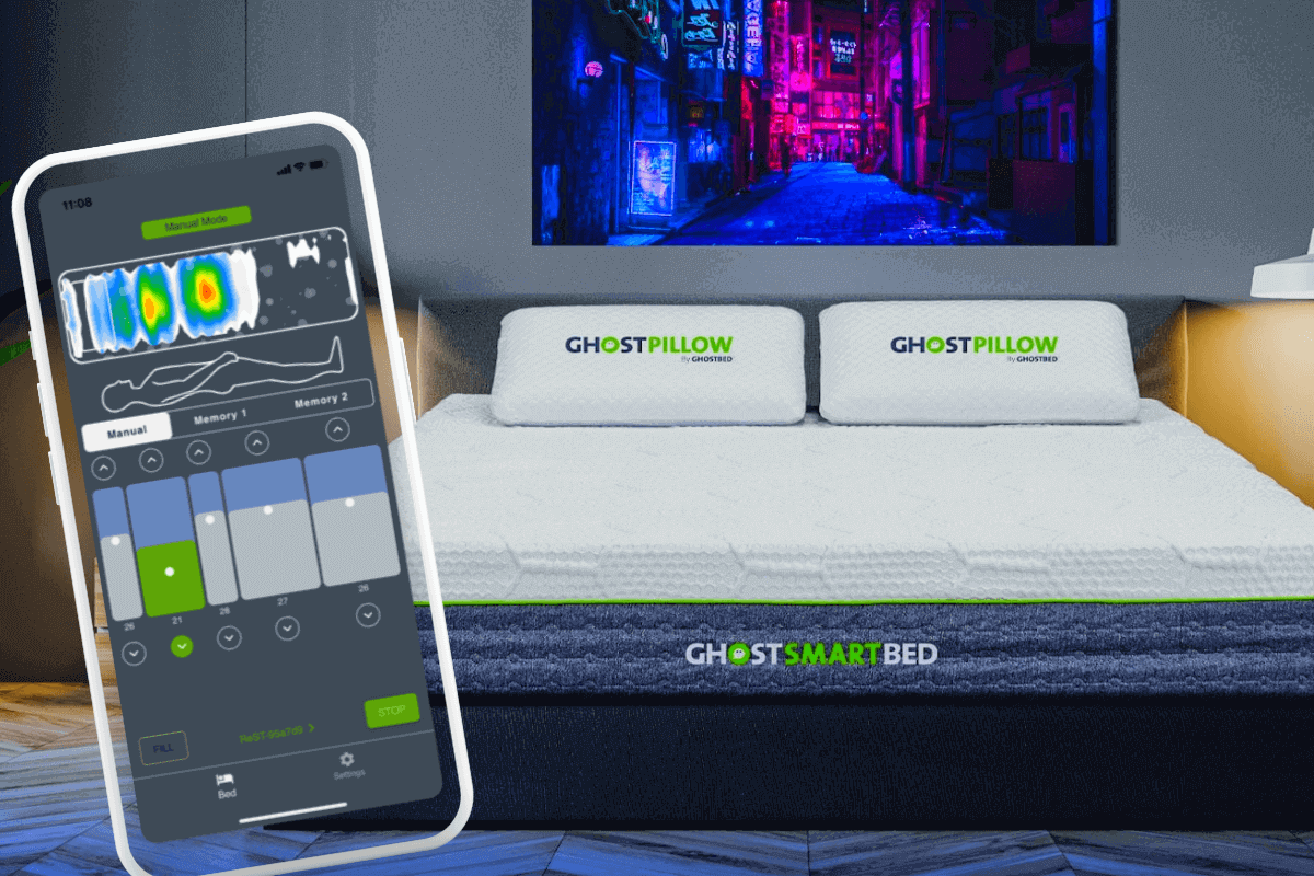 Топ-15 новых технологий для улучшения качества сна: Ghost Smart Bed 3D Matrix