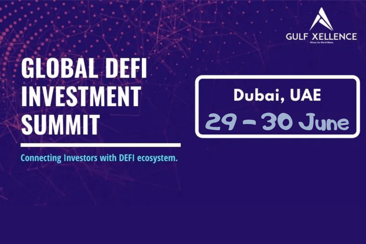 29 - 30 июня в Дубай, ОАЭ, пройдет Global DeFI Investment Summit 2022