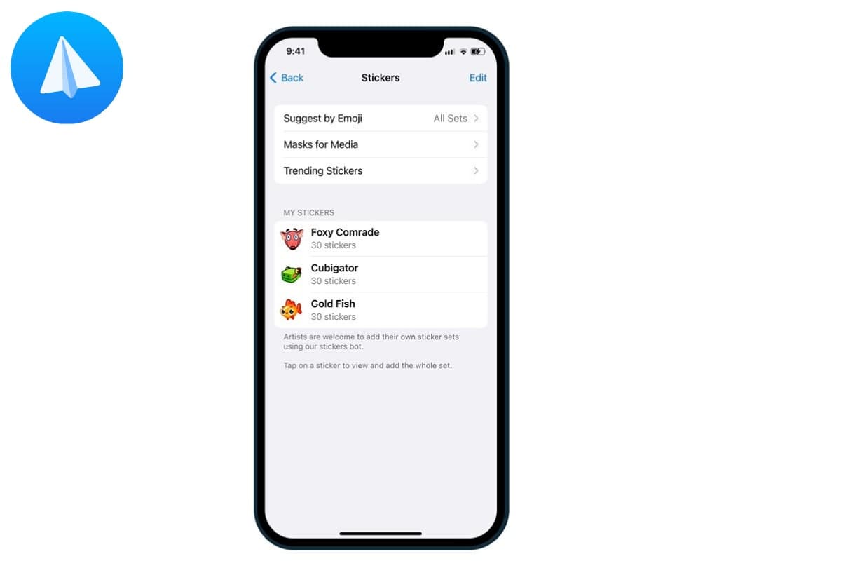 Актуальные настройки для  iOS 15 Telegram