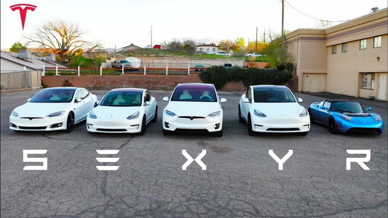 автомобиль Tesla Model s, Tesla Model X, Tesla Model 3, Tesla Semi