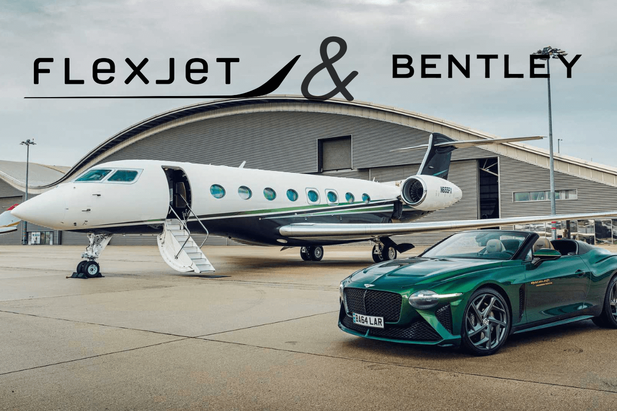 Bentley Bacalar вдохновил авиационную компанию Flexjet на создание частного самолета и вертолета