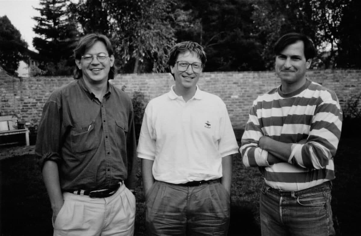 Билл Гейтс и Стив Джобс в юности