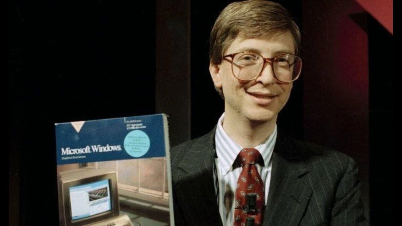 Билл Гейтс и Windows компании Microsoft