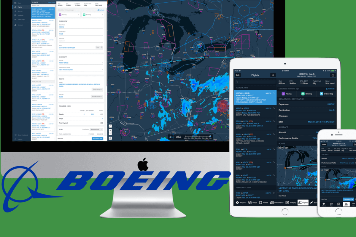 Boeing совершит сделку с эксплуатантами ForeFlight Solutions