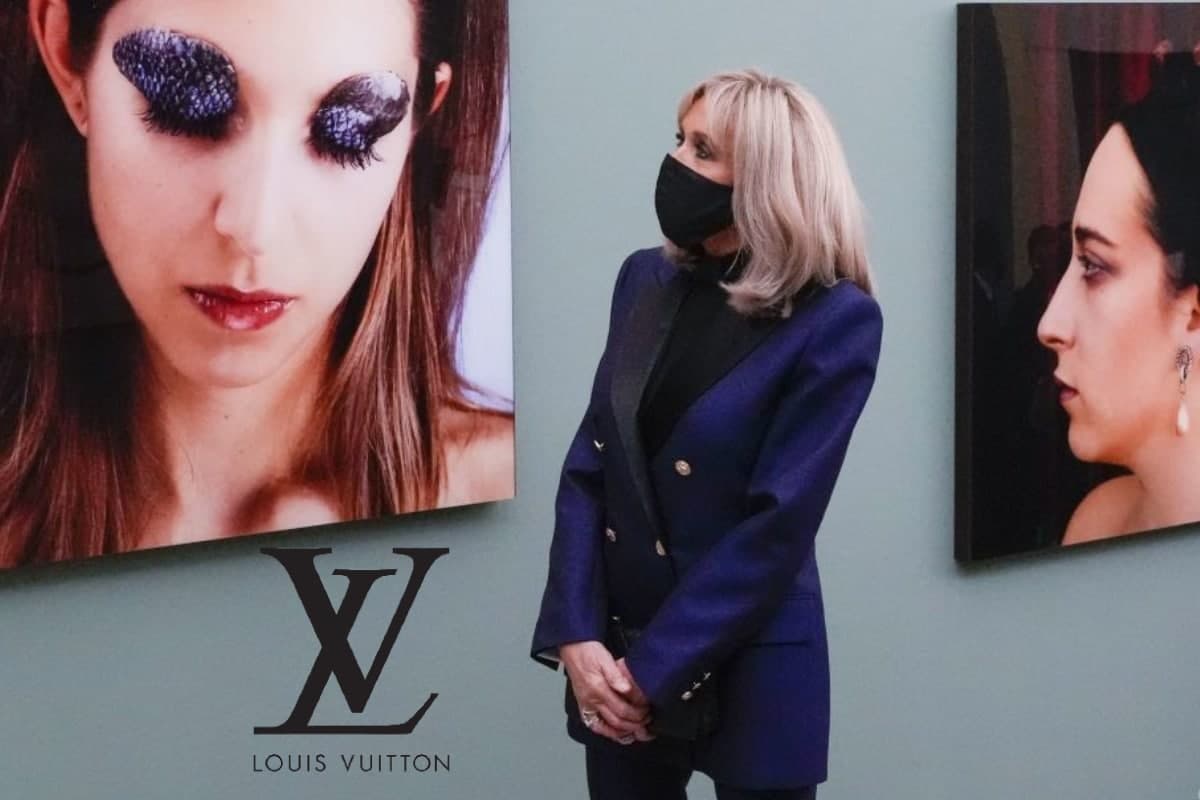Фото: Брижит Макрон с мужем сходила на фотовыставку в Louis Vuitton 