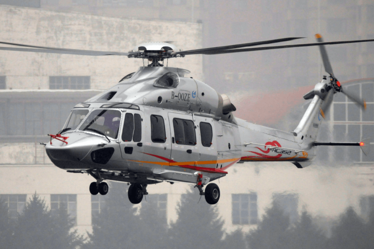 Китай сертифицировал гражданский вертолет AC352