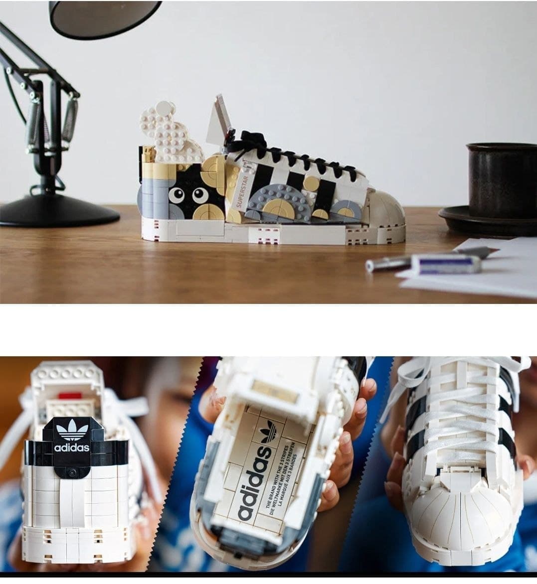 Коллаборация Lego с мировыми брендами: Adidas
