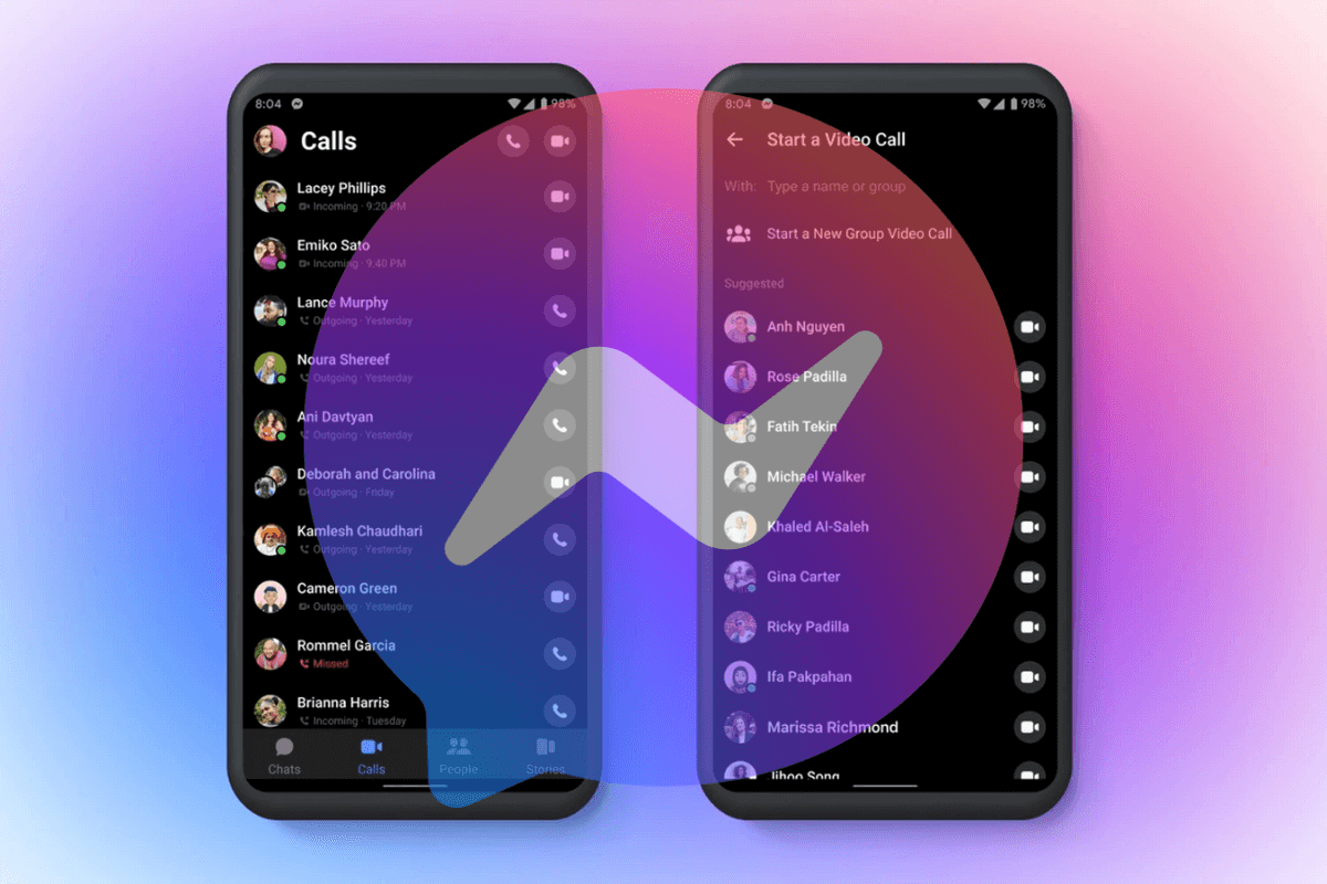 Meta добавляет специальную вкладку «звонки» в Messenger