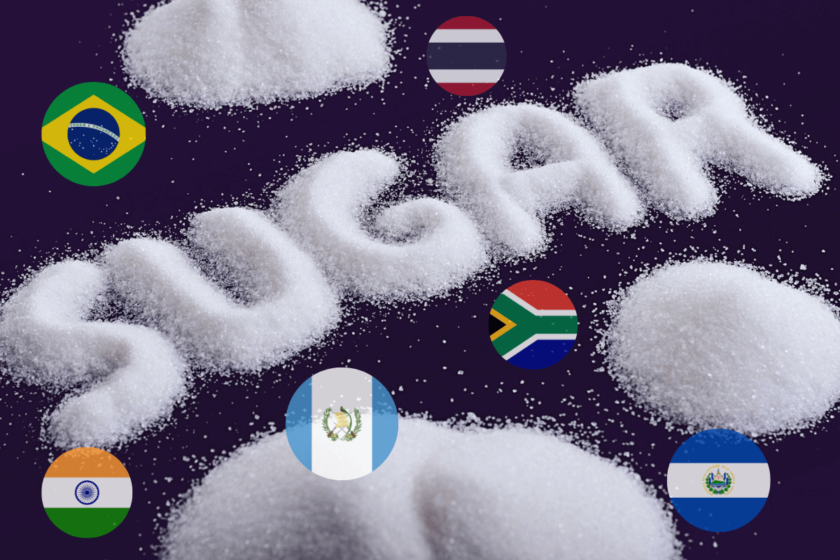 Топ стран мирового экспорта сахара