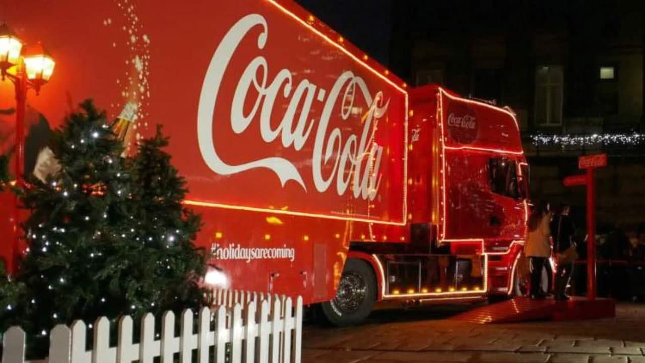 Новогодний караван компании Coca Cola