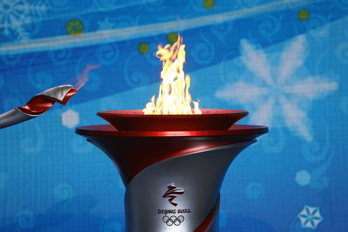 Олимпийский огонь зимних Игр в Пекине