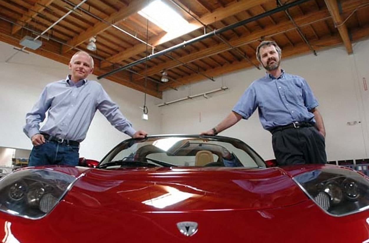 Основатели Компании Tesla Мартин Эберхард и Марк Тарпеннин