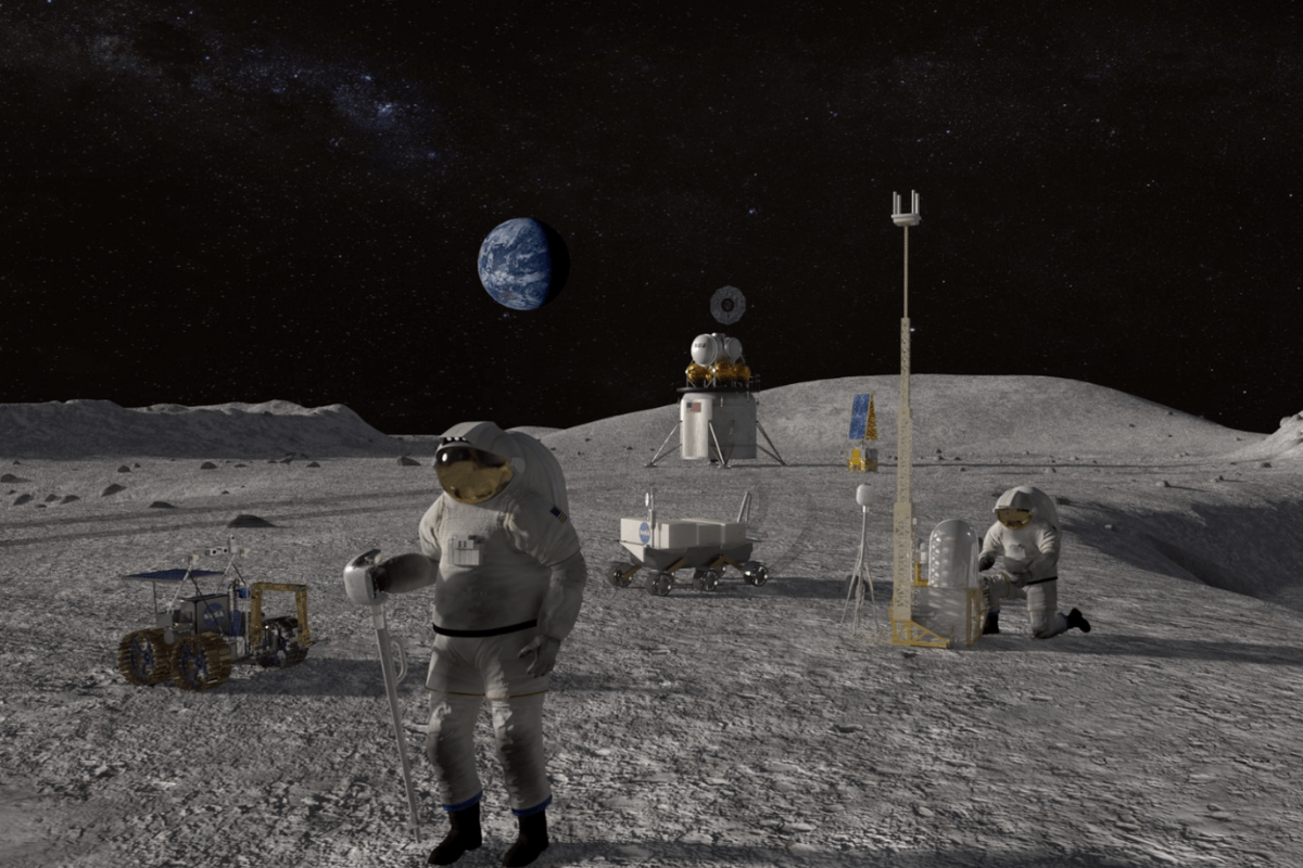 Первая миссия США на Луну