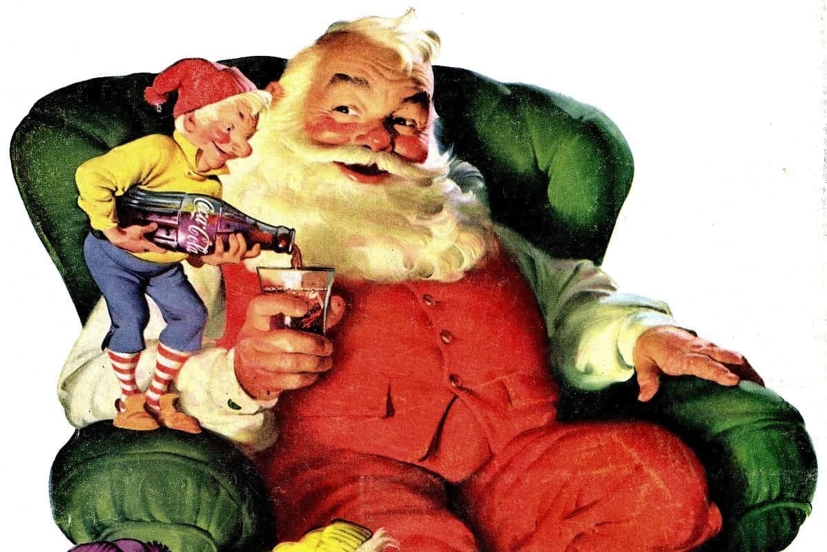 Первый Санта Клаус компании Coca Cola