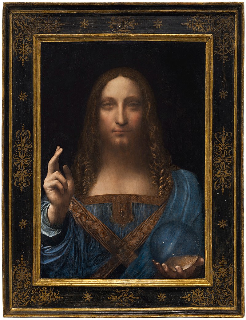 Картина "Спаситель Мира" Леонардо да Винчи