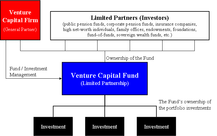 Схема работы венчурного инвестиционного фонда