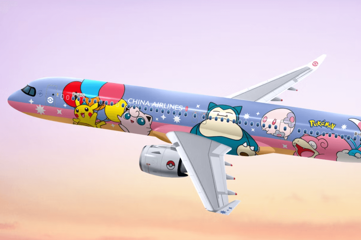 Авиакомпания China Airlines запустит новый самолет с покемонами осенью