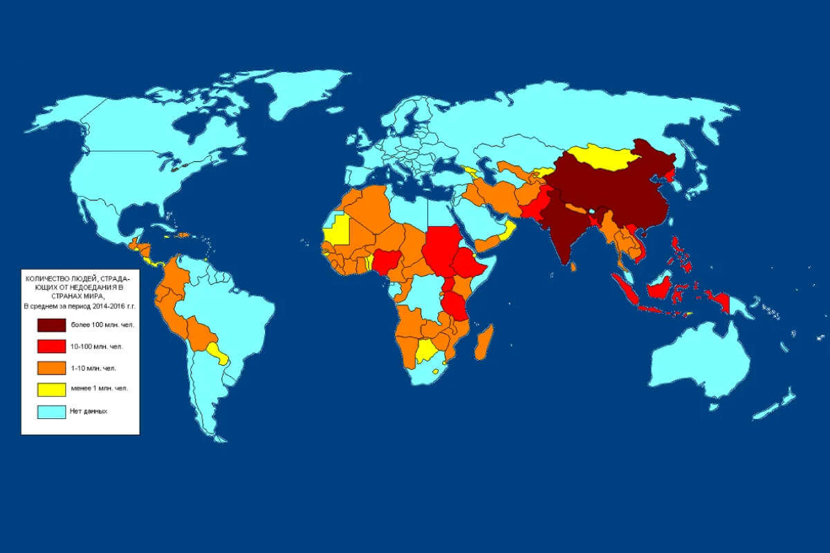 Мировой голод: статистика ООН
