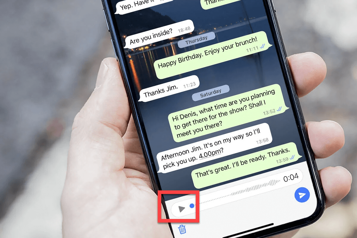 В WhatsApp теперь можно просматривать голосовые сообщения перед отправкой