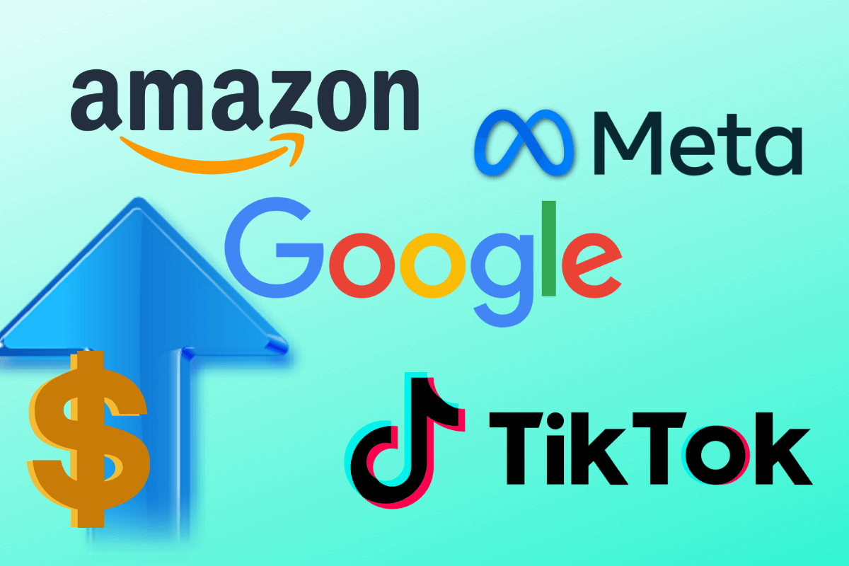 Размещение рекламы на Google, Facebook, Amazon и TikTok стало дороже 