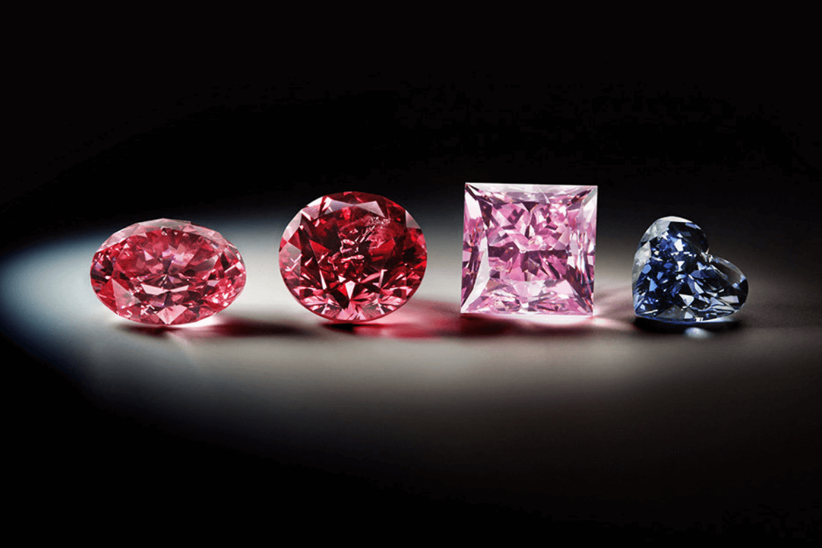 Алмаз (красный, розовый, голубой бриллиант) - драгоценный камень
