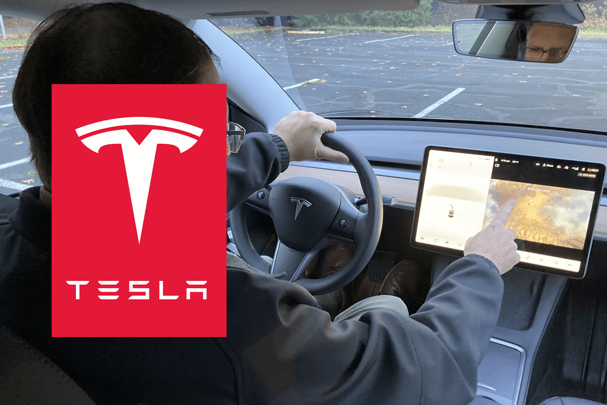 Tesla будет отключать игры на сенсорных экранах на время движения электромобиля