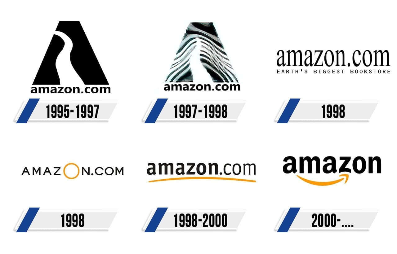 Все логотипы компании Amazon