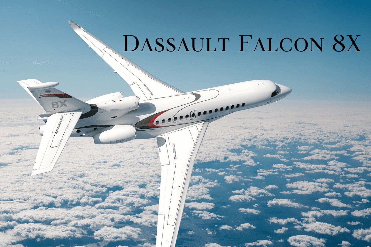 Список лучших частных самолетов 2022 года: Dassault Falcon 8X
