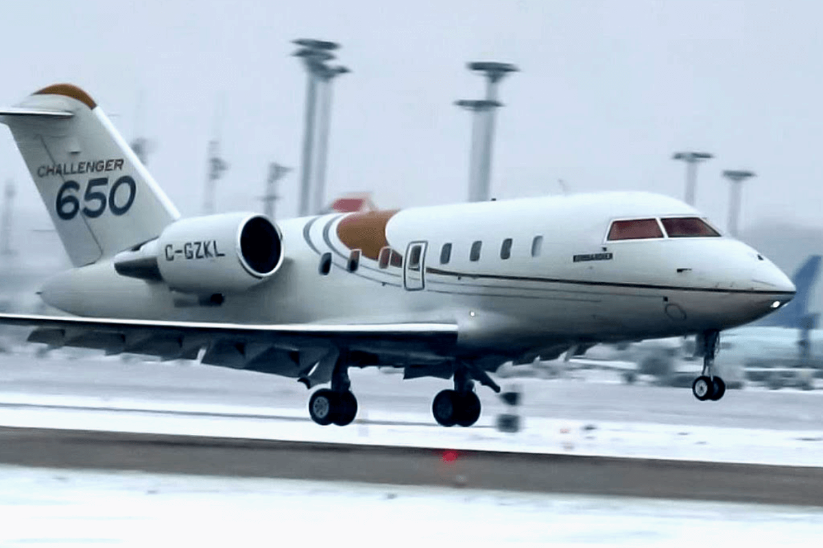 Топ-10 самых быстрых частных самолетов: Bombardier Challenger 650