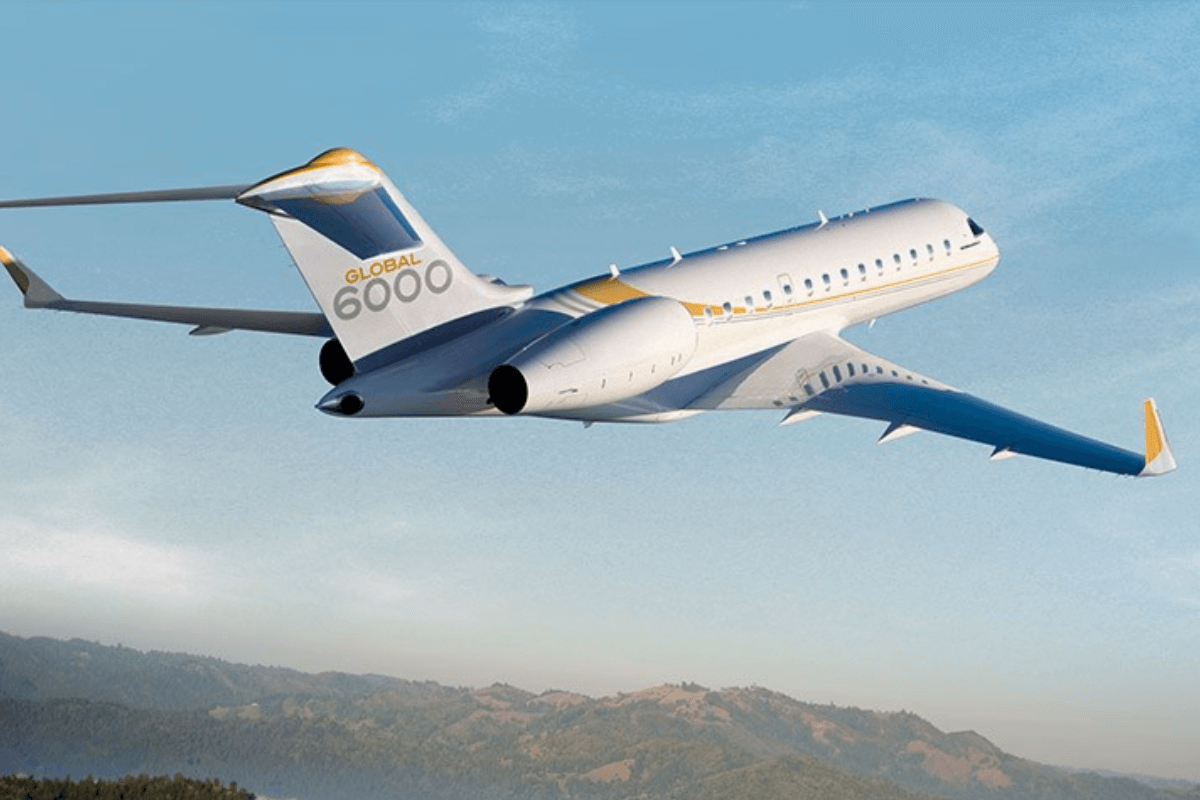 Топ-10 самых быстрых частных самолетов: Bombardier Global 6000