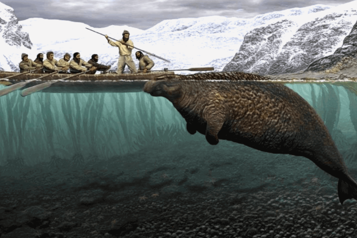 Топ-15 потрясающих вымерших животных: Стеллерова корова — исполинский тюлень без зубов