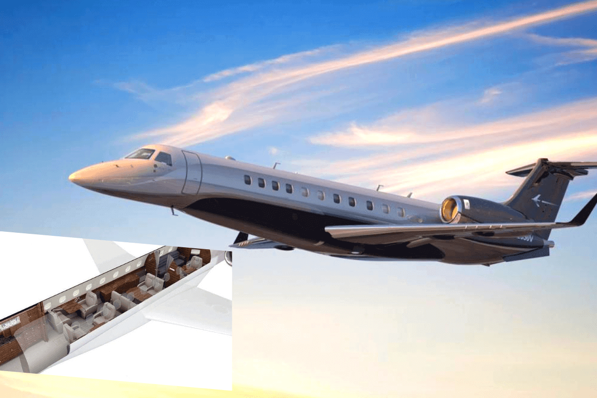 Самые дешевые частные самолеты: Embraer Legacy 650E