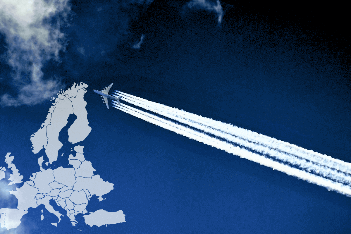 Загрязнение воздуха в Европе от частных самолетов выросло более чем вдвое
